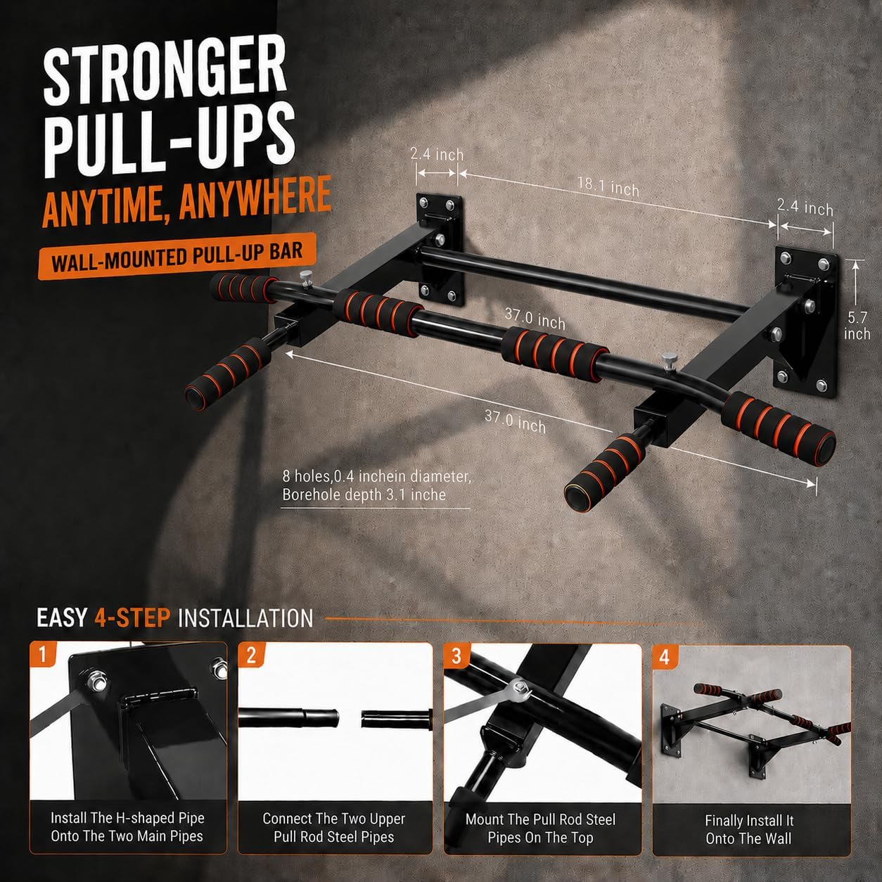 Drążek do podciągania do domow – Pull Up Bar recenzja i cena