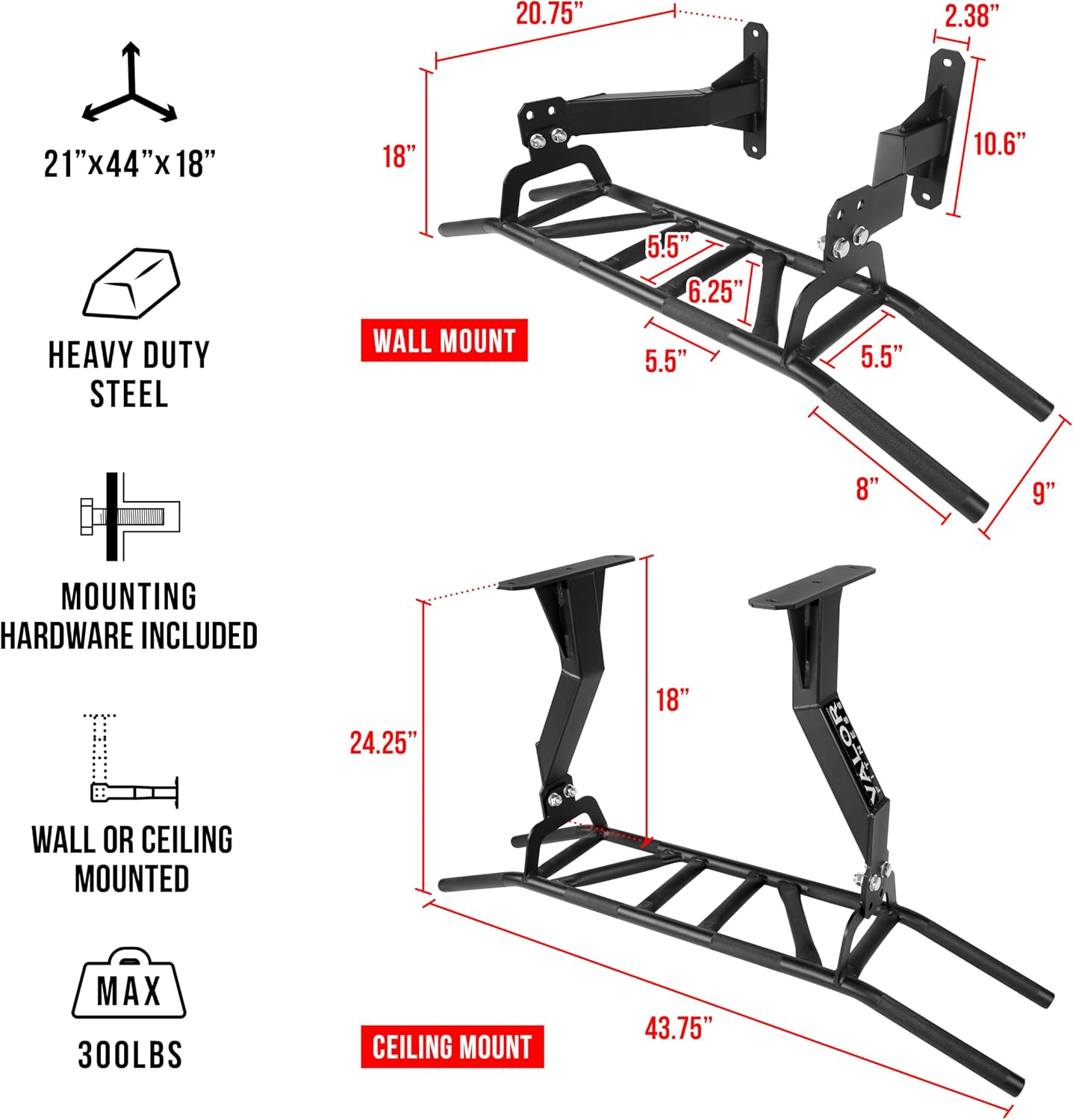 Bar do podciągania z możliwośc – Pull Up Bar recenzja i cena