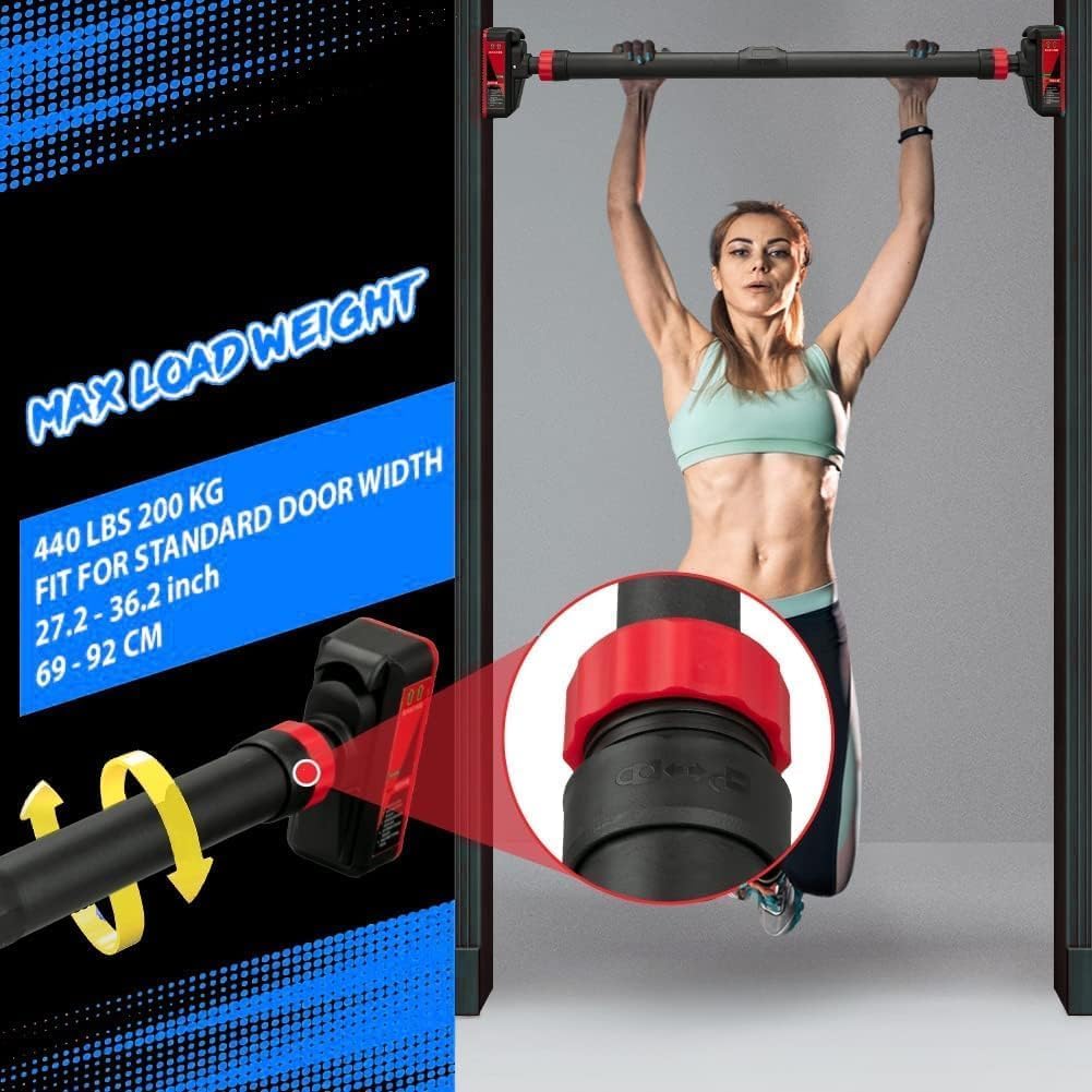 Bar do ćwiczeń typu pull-up, m – Pull Up Bar recenzja i cena